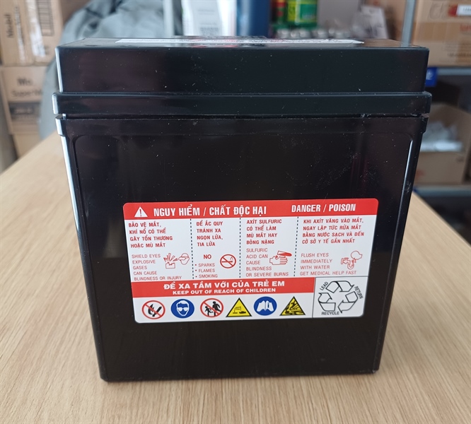 Ắc quy Đồng Nai cao 6A đỏ PTZ6HL