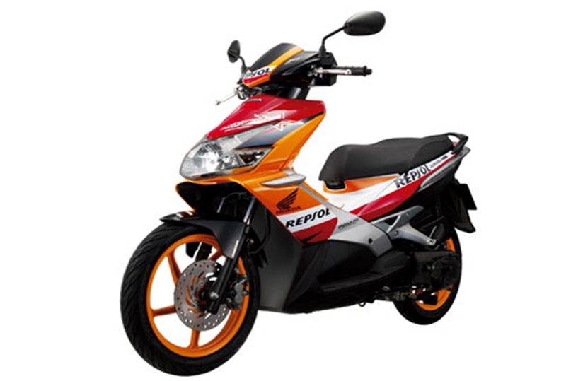 Bộ nhựa Air Blade 110 FI REPSOL Năm 2009 Màu xanh đen PB383M 38CT