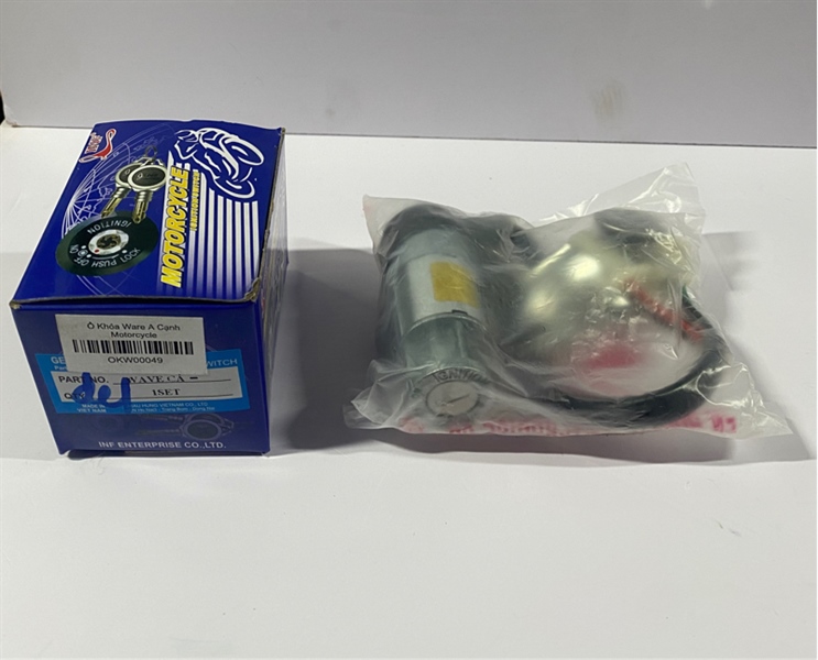 Ổ Khóa Wave Cá WA 2 cạnh Motorcycle Hộp Xanh