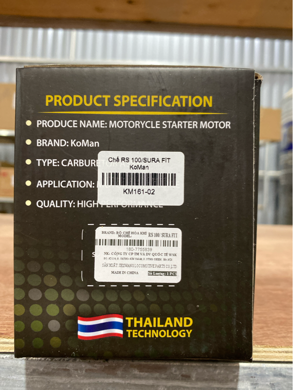 Chế RS 100/SURA FIT KoMan