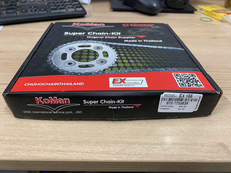 Nhông xích EXciter 155 KOMAN