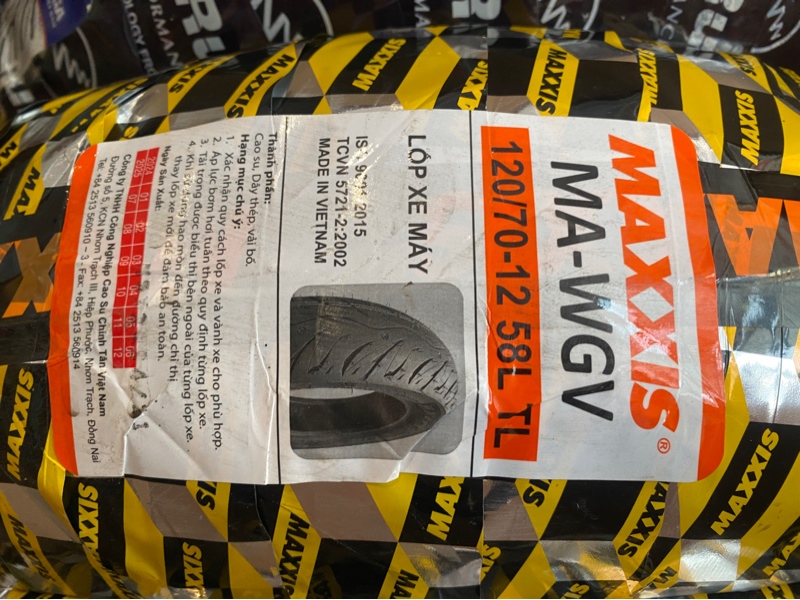Lốp Maxxis FLY 120/70-12
