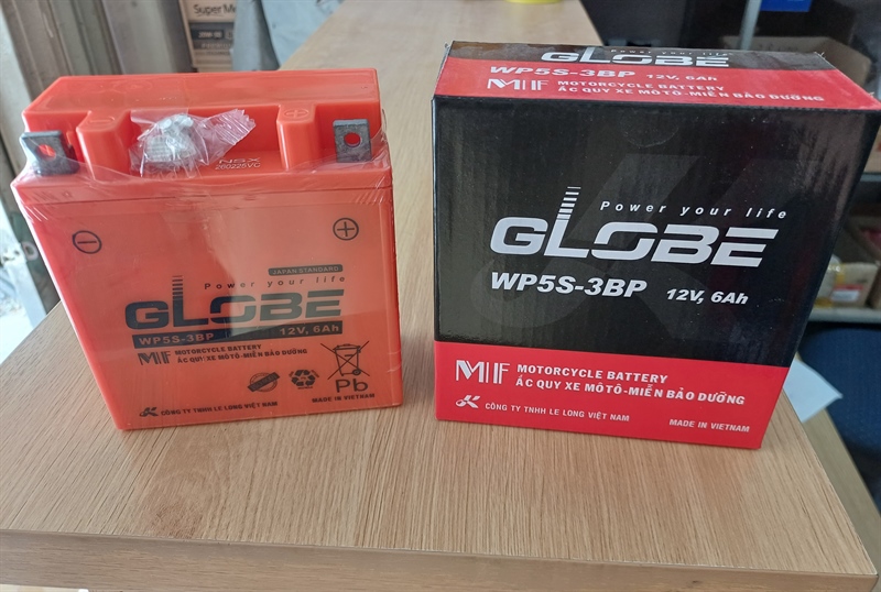 Ắc Quy GLB Cao Khô 6A vỏ đỏ