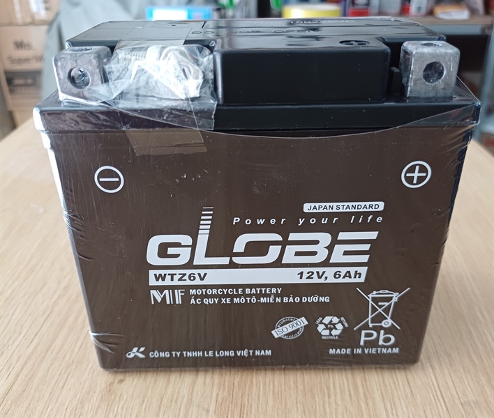 Ắc Quy GLB Xe Ga 6A thấp