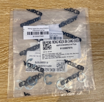 Móng ngựa ba càng EXEDY (3pcs/set) xe ga, phanh cài