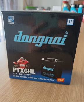Ắc quy Đồng Nai cao 5A xanh PTX6HL