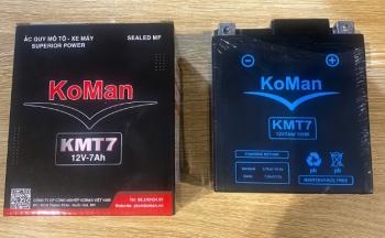 Ắc quy KoMan cao 7A