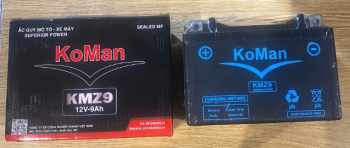 Ắc quy KoMan thấp 9A
