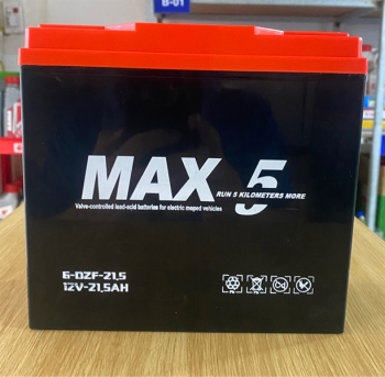 Ắc Quy - 12V-21.5AH 6.2kg Cao - MAX