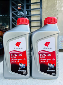 New Dầu nhờn IDEMITSU xe Số 800ml 4T 10W-40 SL/MA