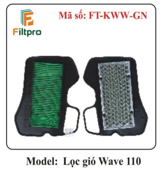 Lọc gió FT WA S 110, RSX (xanh, KWW-B20,T100)