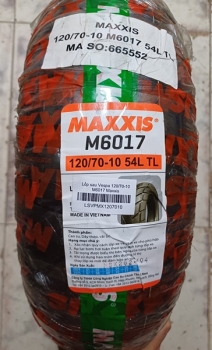 Lốp Maxxis Vespa Sau 120/70-10 M6017