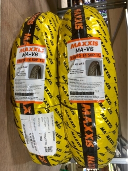Lốp Maxxis 110/70-14 MA-V6 50P TL CSV